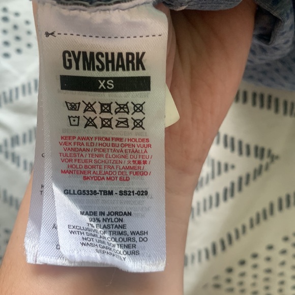 XS blue gymshark leggings seamless - Picture 4 of 5